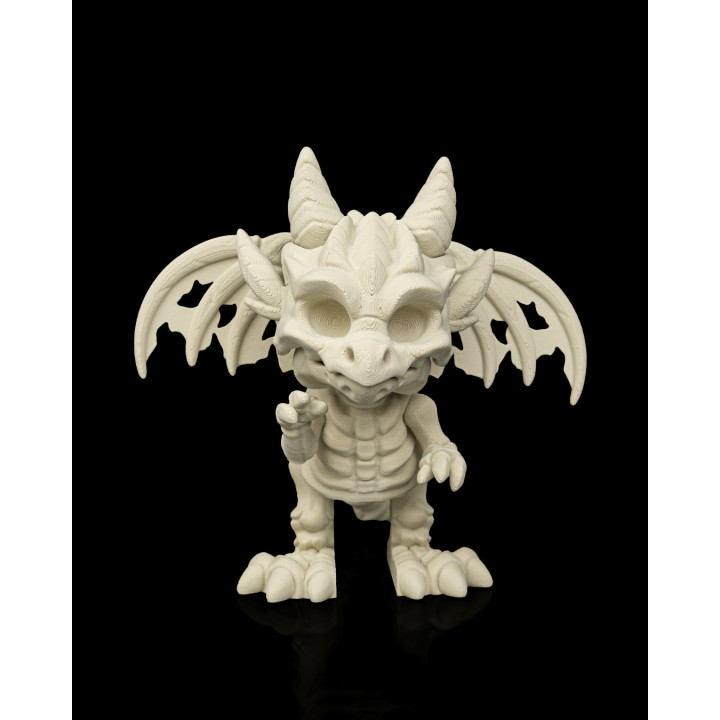 Dragon Osseux – Figurine Fantastique Avec Socle & Crânes