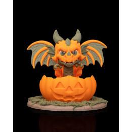 Gardien De La Citrouille – Dragon Halloween Figurine Décorative