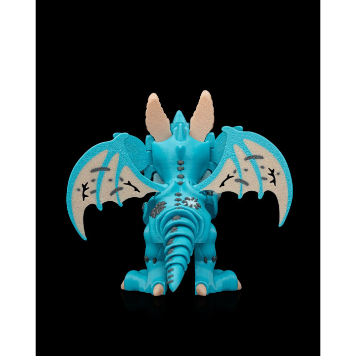 The Reassembled – Figurine Dragon Monstre Articulé Avec Socle Cimetière