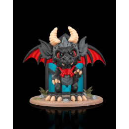 Night Fang – Figurine Décorative Créature Des Ténèbres Avec Socle Portail