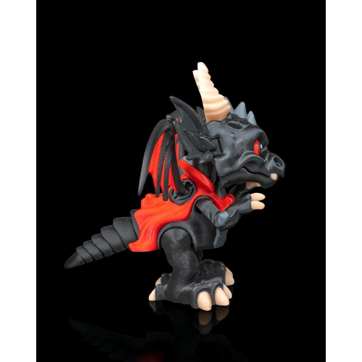 Night Fang – Figurine Décorative Créature Des Ténèbres Avec Socle Portail