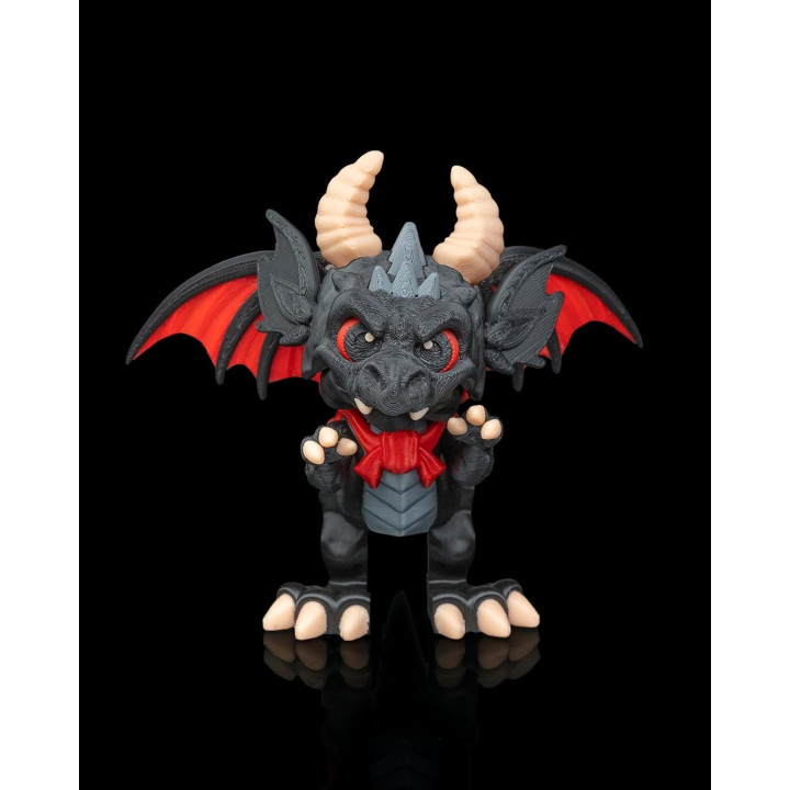 Night Fang – Figurine Décorative Créature Des Ténèbres Avec Socle Portail