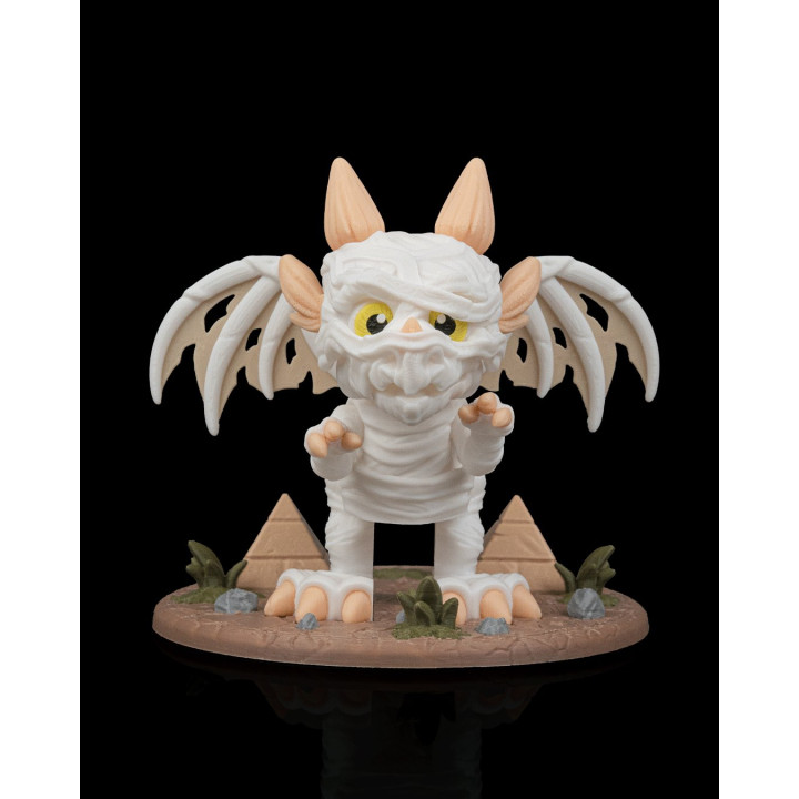 Dragon Momie – Figurine Fantastique Avec Socle Pyramides
