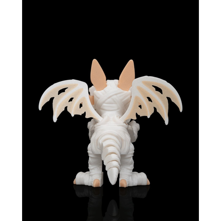 Dragon Momie – Figurine Fantastique Avec Socle Pyramides