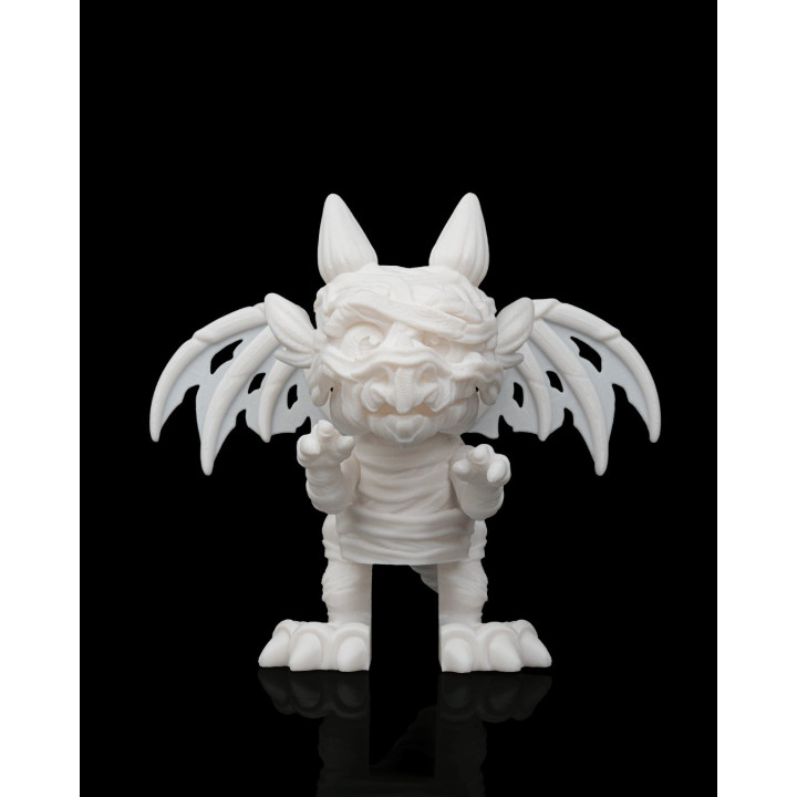Dragon Momie – Figurine Fantastique Avec Socle Pyramides