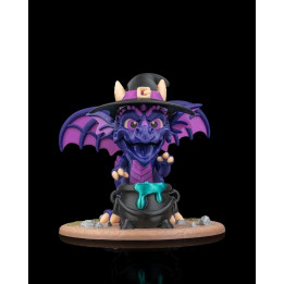 Coven Lord – Figurine Dragon Sorcier Avec Chaudron | Made In Occitanie