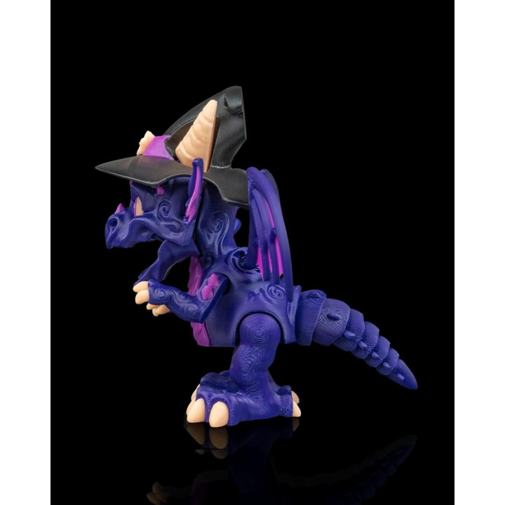Coven Lord – Figurine Dragon Sorcier Avec Chaudron | Made In Occitanie