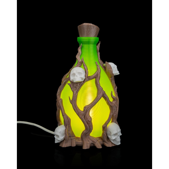 Deadly Sip – Lampe De Table Potion Tête De Mort | Décoration Fantastique
