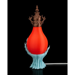 Lampe De Table "Last Grasp" – Main Squelettique & Orbe Lumineux