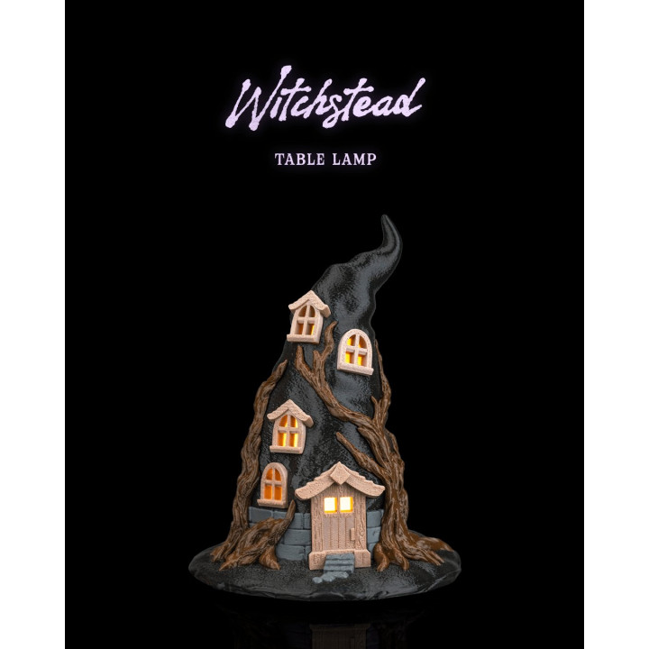 Witchstead – Lampe De Table Chalet De Sorcière Lumineux