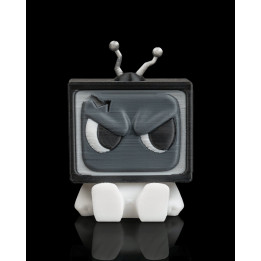 Anty – Figurine Tv Rétro Menaçante Avec Scène Murale