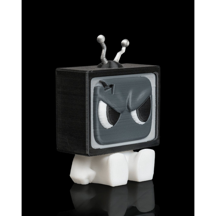 Anty – Figurine Tv Rétro Menaçante Avec Scène Murale