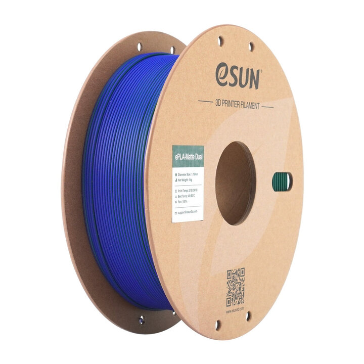 eSun - PLA Mat - Dual colors - Vert Bleu - 1,75 mm - 1 kg | Maiso
