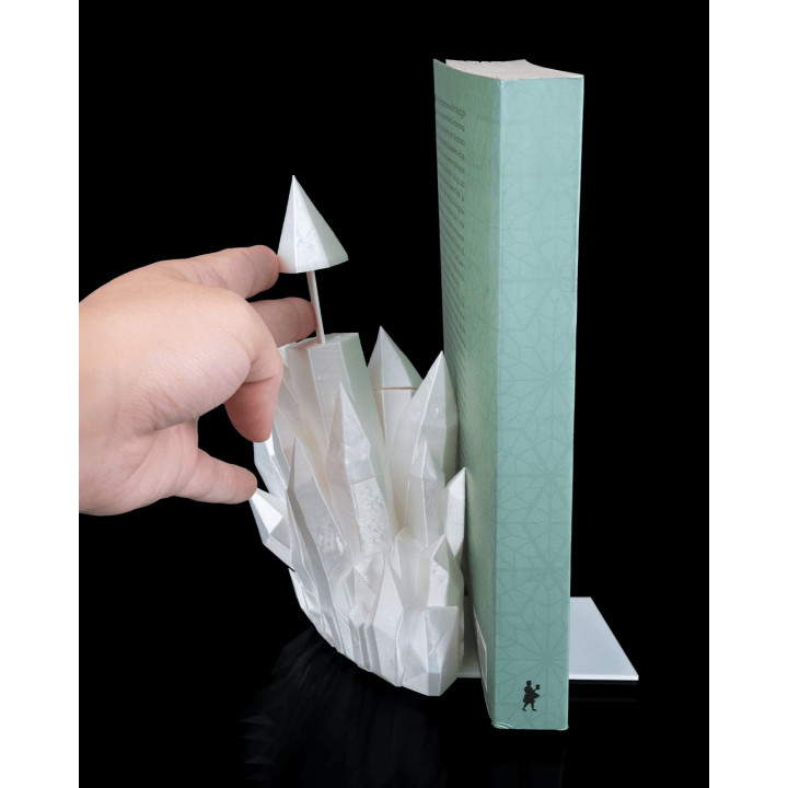 Lore Crystal – Serre-Livres & Marque-Page Cristal Magique