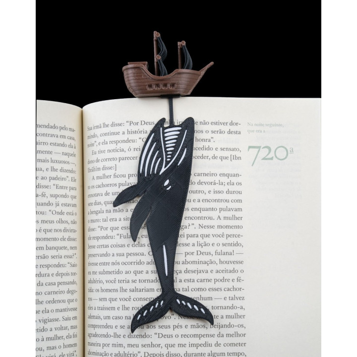Marque-Page Baleine & Voilier – Whale Tale