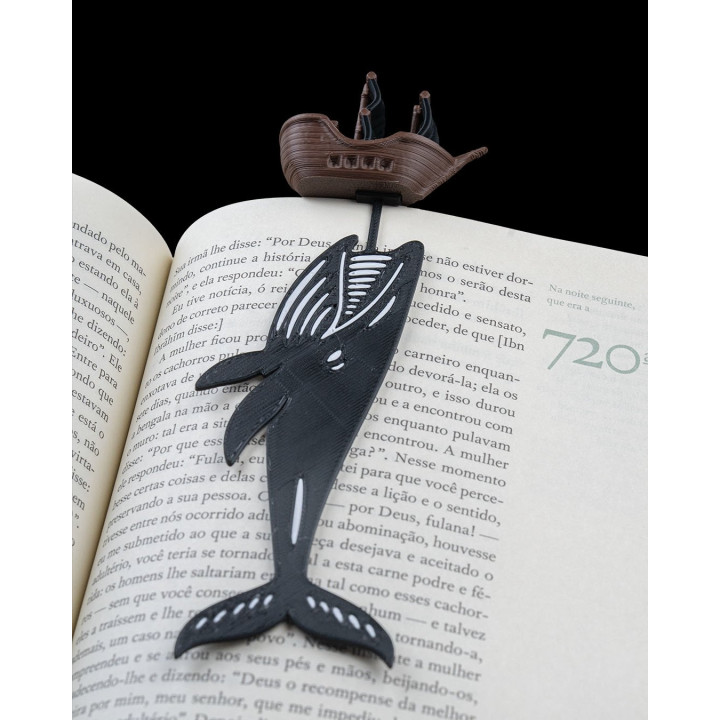 Marque-Page Baleine & Voilier – Whale Tale