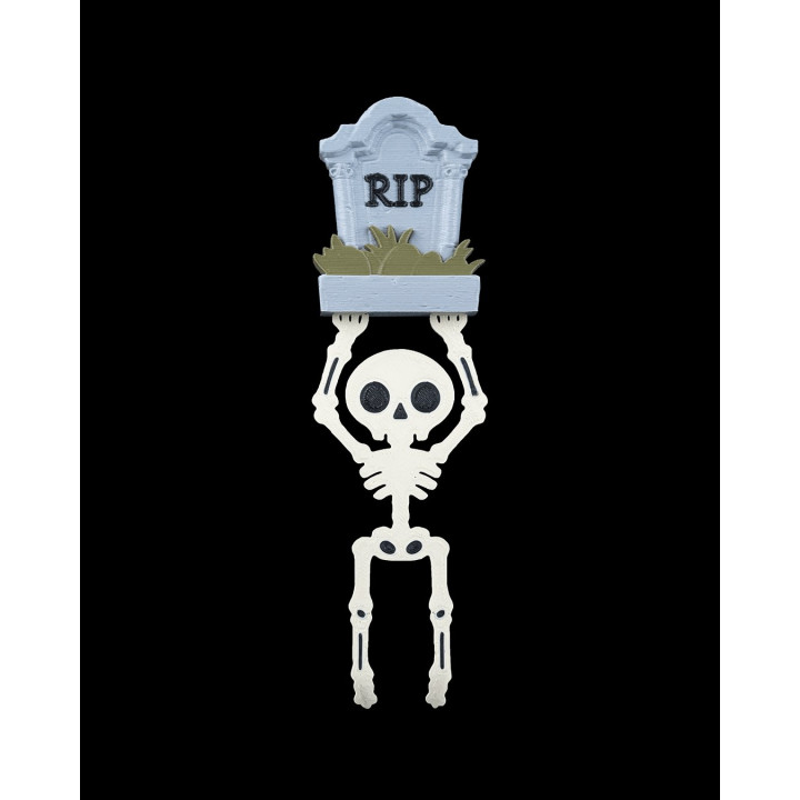 Marque-Page Squelette Rip – Le Signet Qui Hante Vos Lectures
