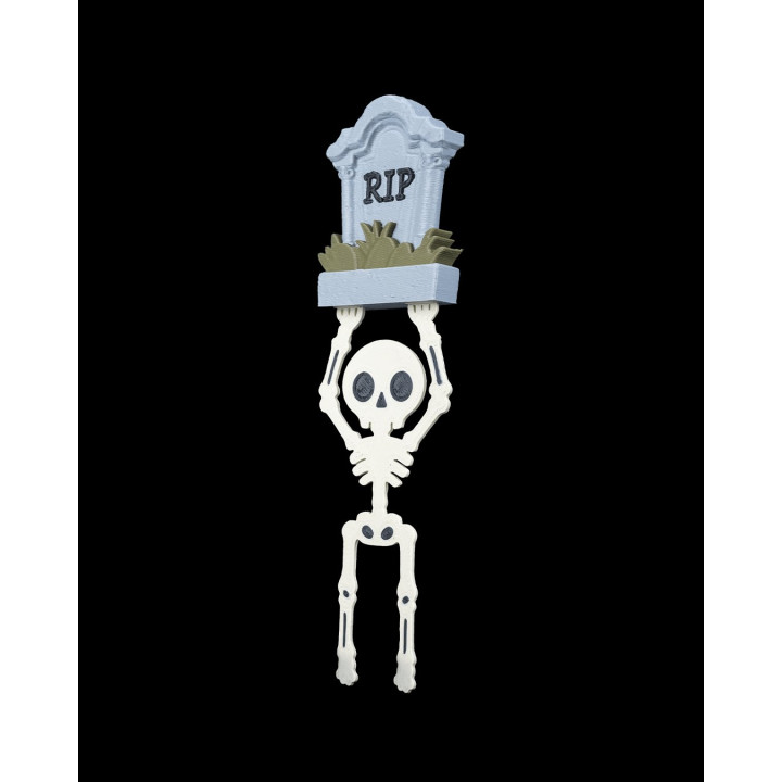 Marque-Page Squelette Rip – Le Signet Qui Hante Vos Lectures