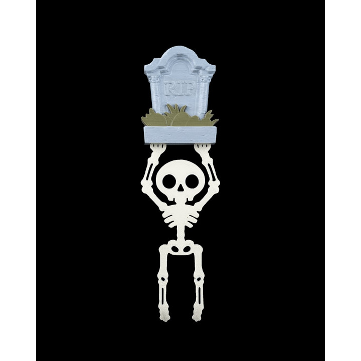Marque-Page Squelette Rip – Le Signet Qui Hante Vos Lectures