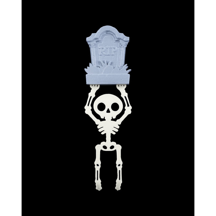 Marque-Page Squelette Rip – Le Signet Qui Hante Vos Lectures