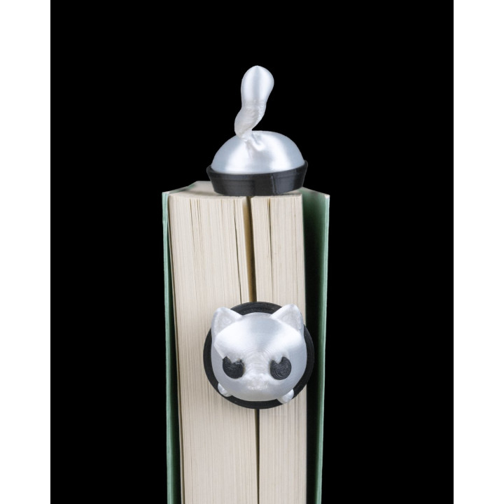 Marque-Page Chat Kawaii – "Kitty Tales" – Le Félin Qui Garde Votre Page