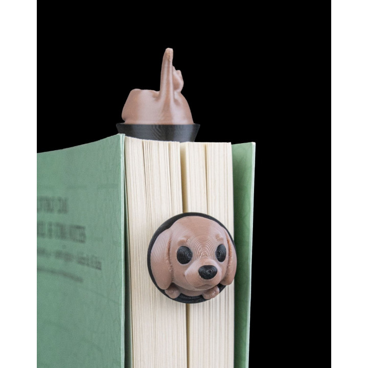 Marque-Page Chiot Espiègle – Le Chien Qui Dévore Vos Pages