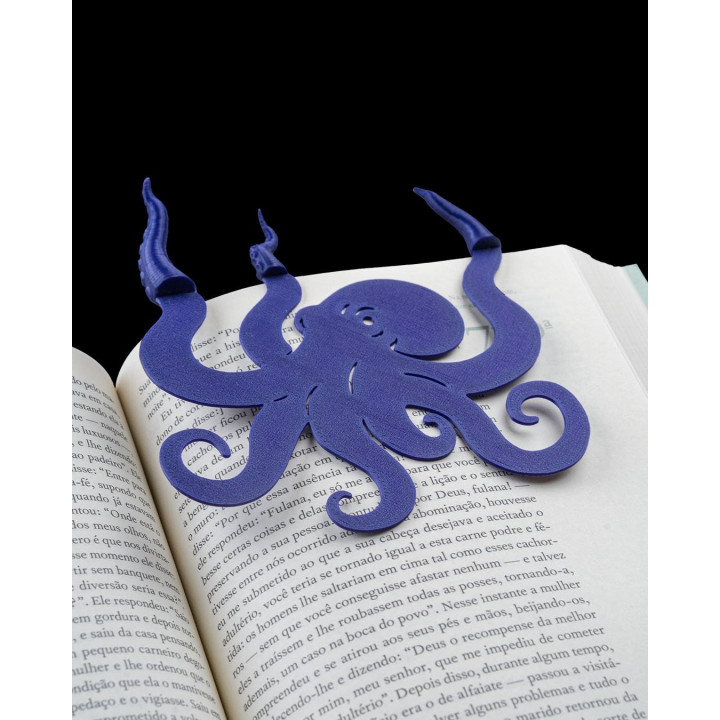 Marque-Page Pieuvre Abyss Reader – Le Kraken Gardien De Vos Pages