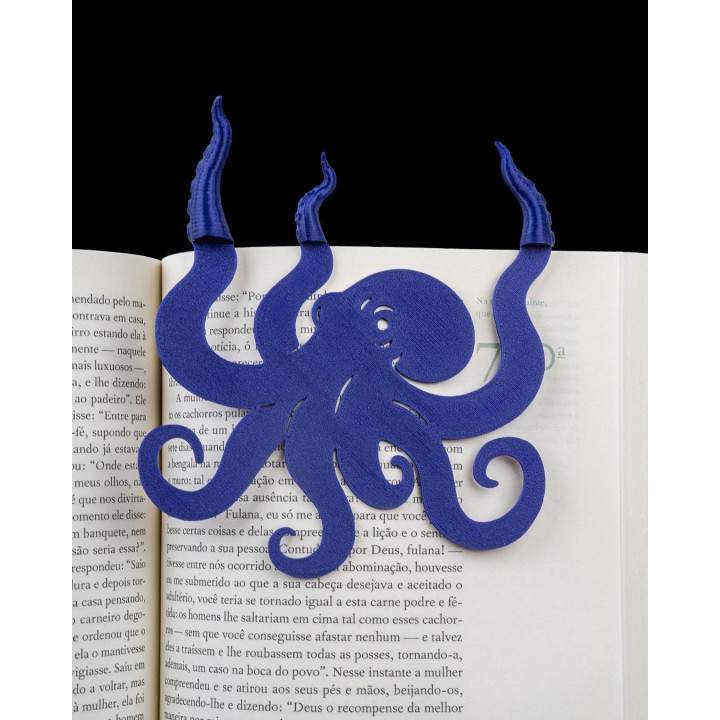Marque-Page Pieuvre Abyss Reader – Le Kraken Gardien De Vos Pages