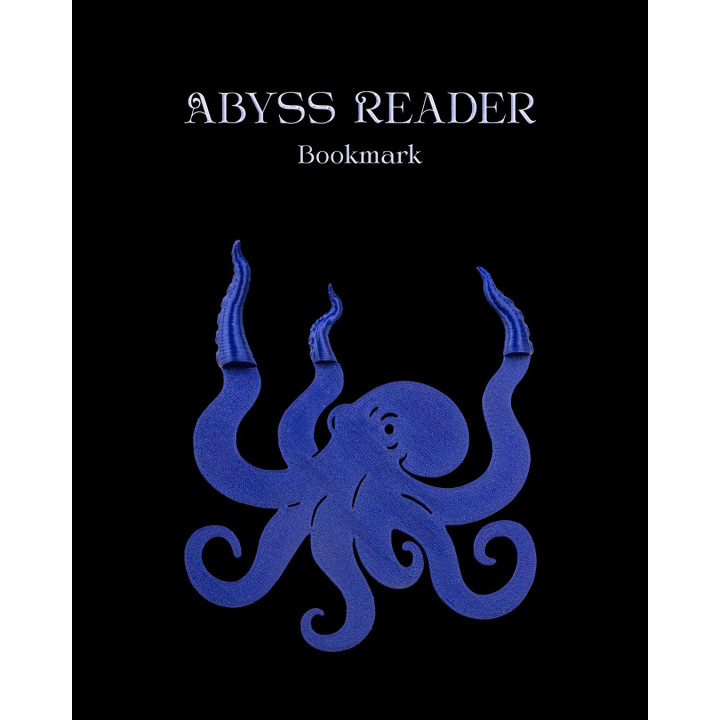 Marque-Page Pieuvre Abyss Reader – Le Kraken Gardien De Vos Pages