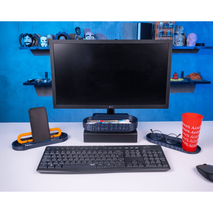Kit Bureau Croco – Organisateur De Bureau Texture Exotique
