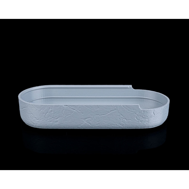 Kit Bureau Raw Concrete – Organisateur De Bureau Style Béton Industriel