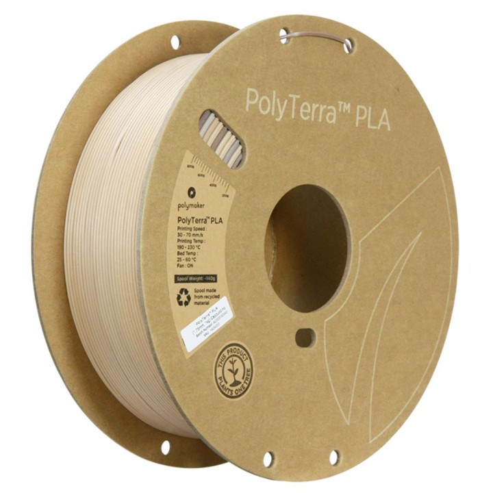 Polymaker - PolyTerra Gradient PLA - Cappuccino - 1,75 mm - 1 kg | Esp