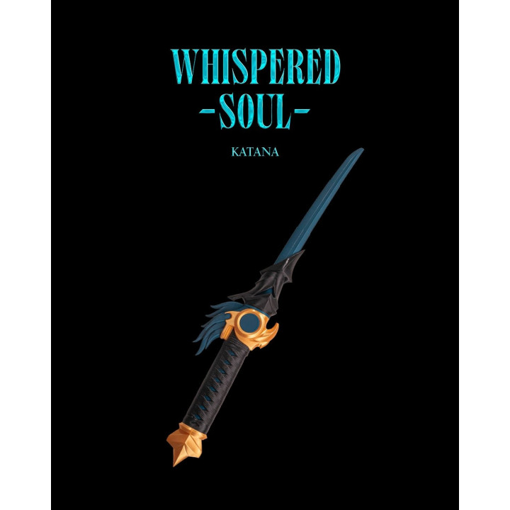 Whispered Soul – Katana Fantastique Décoration & Cosplay | 60 Cm
