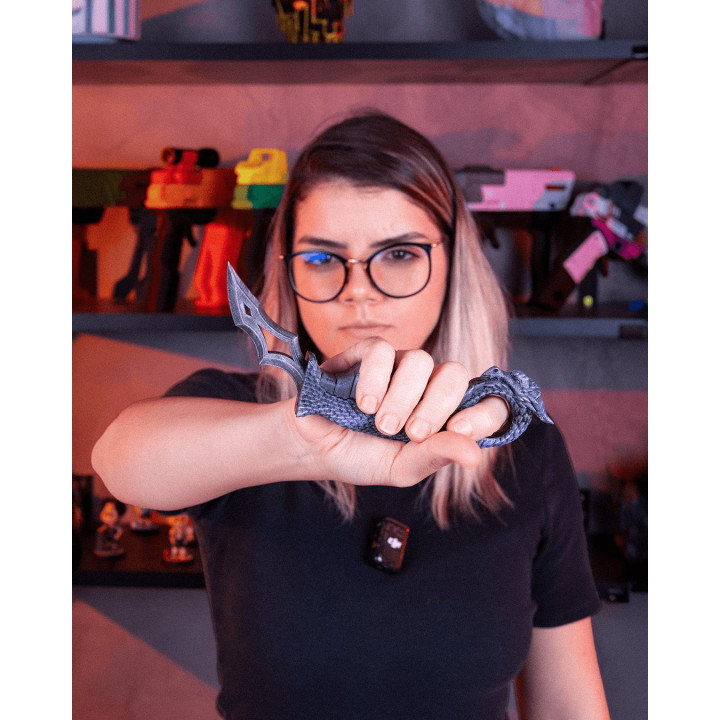 Karambit Griffe Du Wyrm – Accessoire De Cosplay Dragon Fantastique