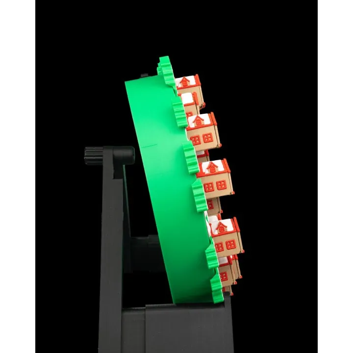 Couronne Avent Lumineuse Village Noël – Made in Occitanie