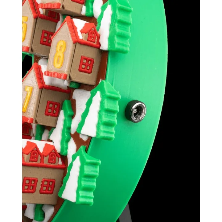 Couronne Avent Lumineuse Village Noël – Made in Occitanie