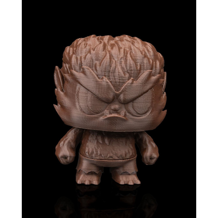 Wantywolf – Figurine Loup-Garou Chibi Multicolore