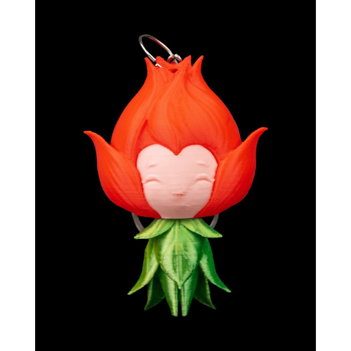 Flo, L'Esprit Fleur – Porte-Clés Figurine Fée Florale