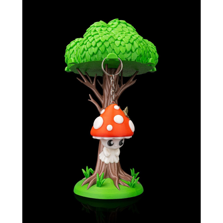 Shime L'Esprit Champignon – Porte-Clés Figurine Kawaii