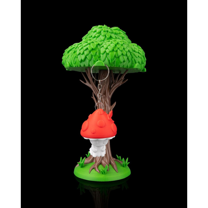 Shime L'Esprit Champignon – Porte-Clés Figurine Kawaii