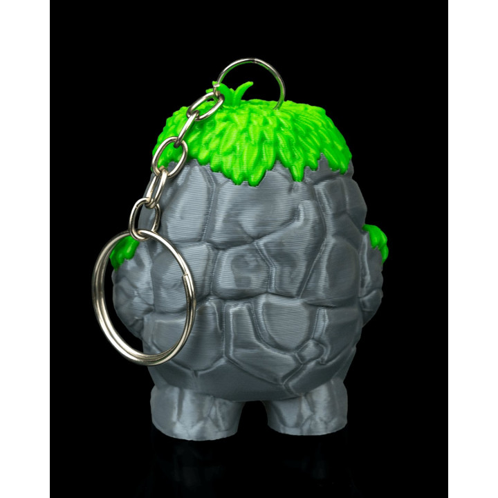 Pebbi L'Esprit De Pierre – Porte-Clés Figurine Gardien De Forêt