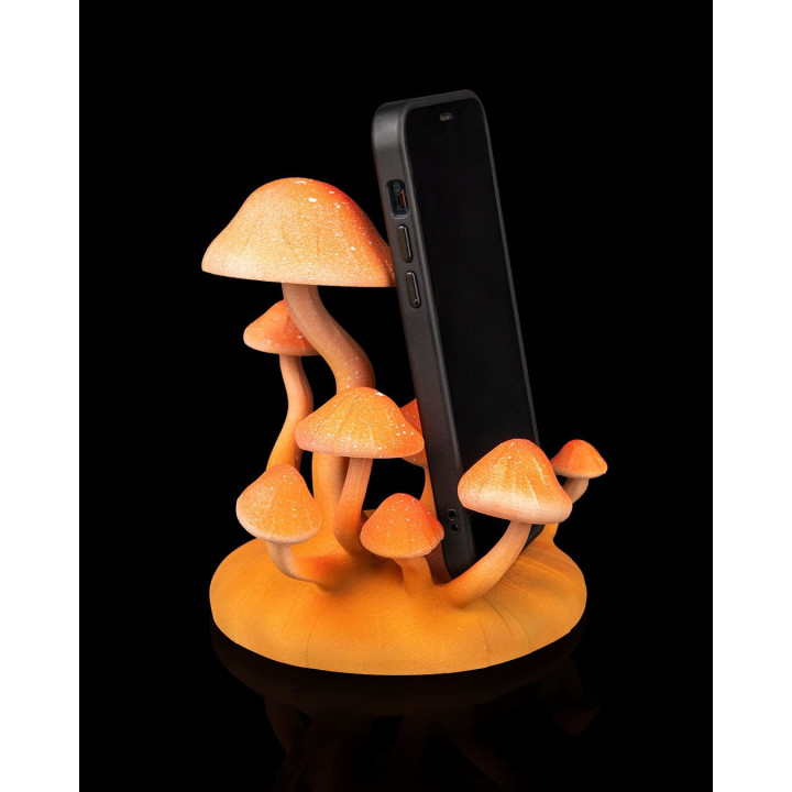 Spores Station – Support Téléphone Champignons Décoratif