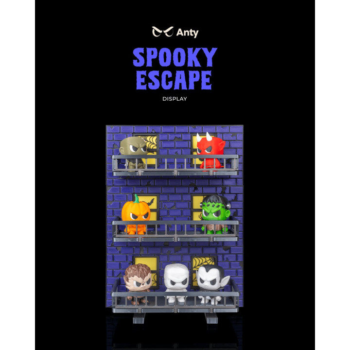 Spooky Escape Display – Présentoir Halloween 3 Étages Pour Figurines