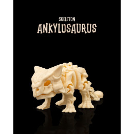Squelette Ankylosaure Articulé – Figurine Dinosaure Collector