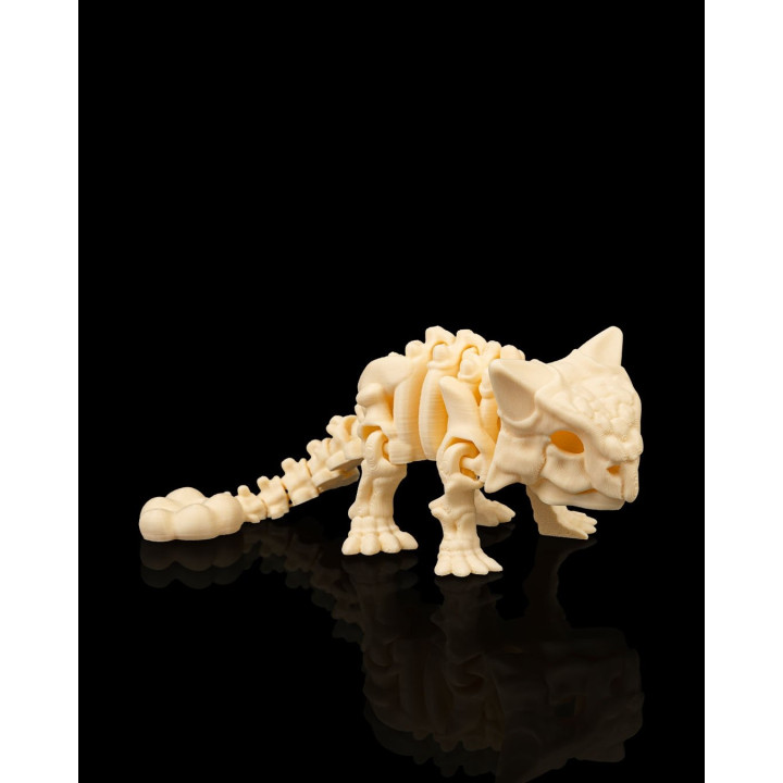 Squelette Ankylosaure Articulé – Figurine Dinosaure Collector