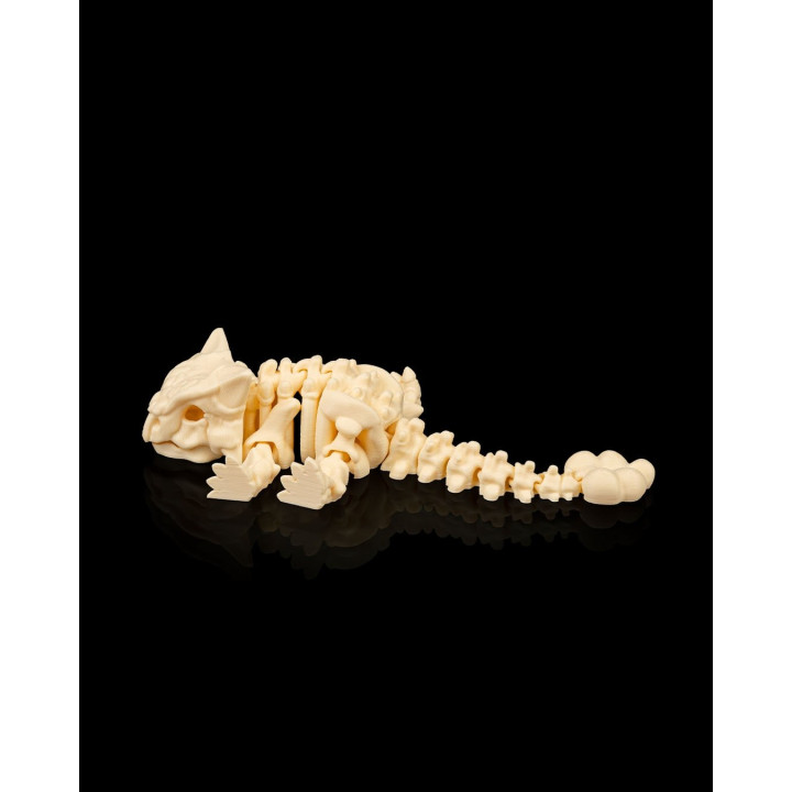 Squelette Ankylosaure Articulé – Figurine Dinosaure Collector