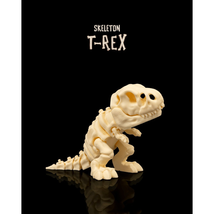 Figurine Squelette T-Rex – Le Roi Du Crétacé Version Os !