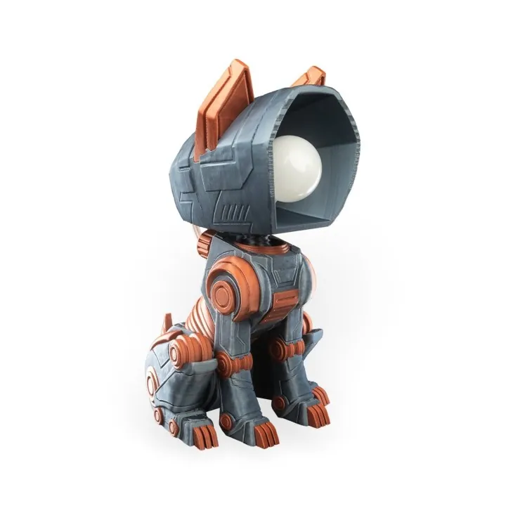 Lampe Chien Robot Sci-Fi – Made in Occitanie