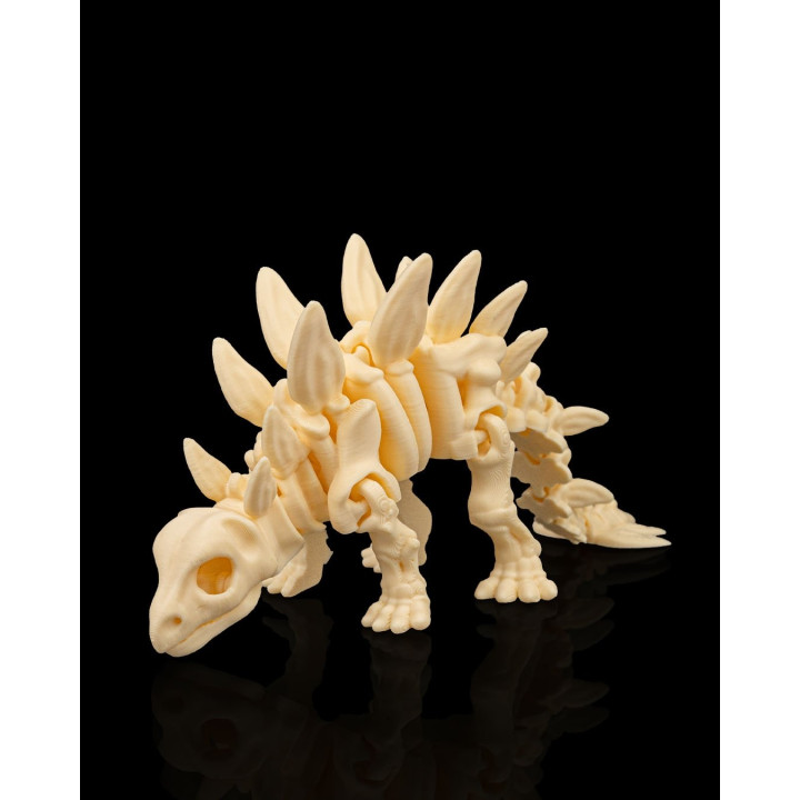 Stégosaure Squelette Articulé – Figurine Dinosaure Fossile