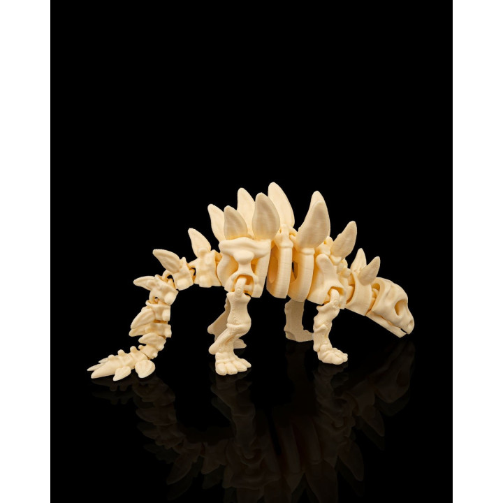 Stégosaure Squelette Articulé – Figurine Dinosaure Fossile